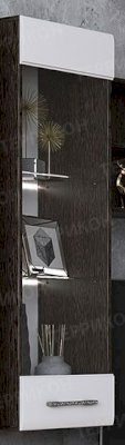 Шкаф навесной со стеклом мод.№19 Фиеста (Террикон)